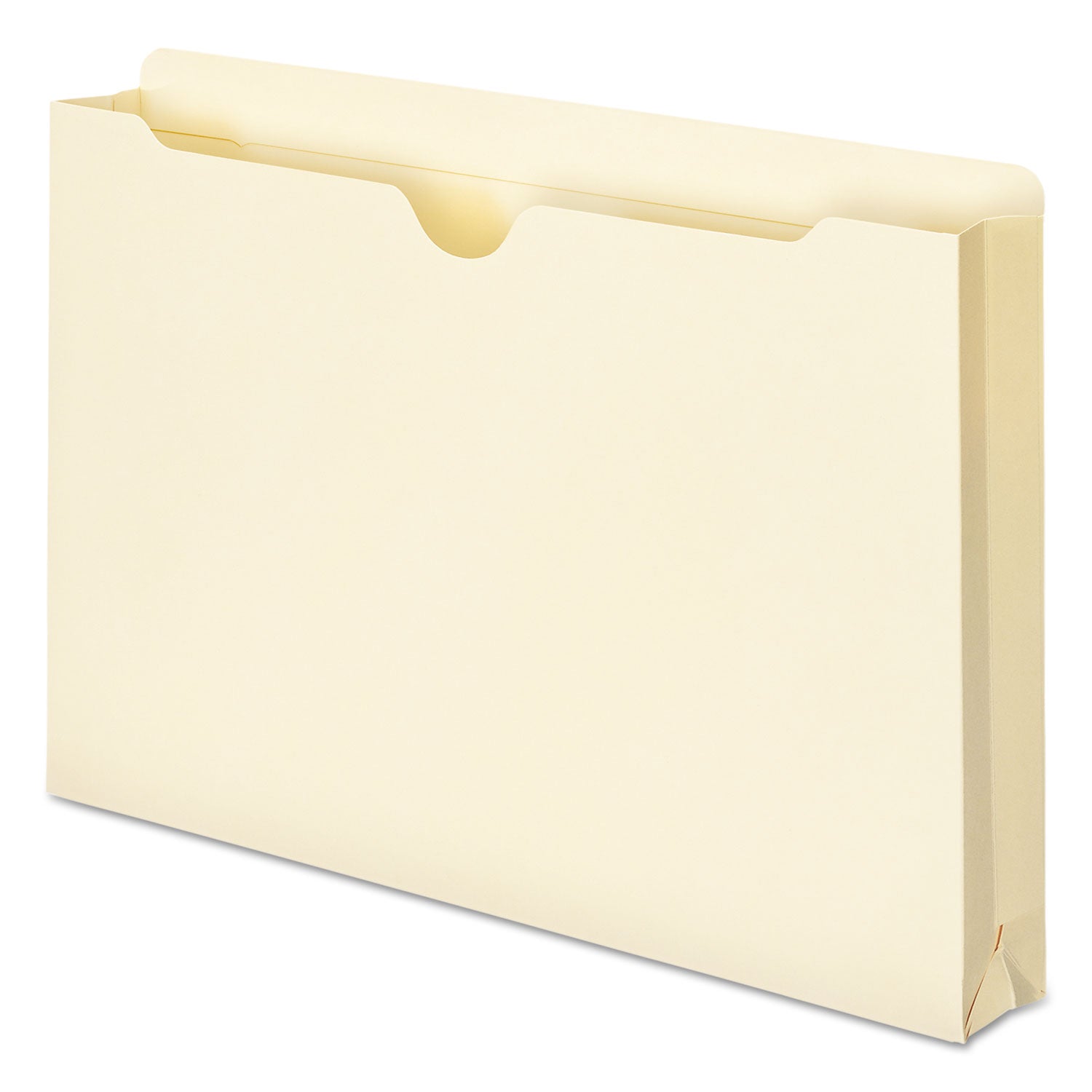 Manila File Jackets, 2-Ply Straight Tab, Legal Size, Manila, 50/Box - 