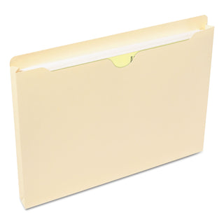 Manila File Jackets, 2-Ply Straight Tab, Letter Size, Manila, 50/Box - 