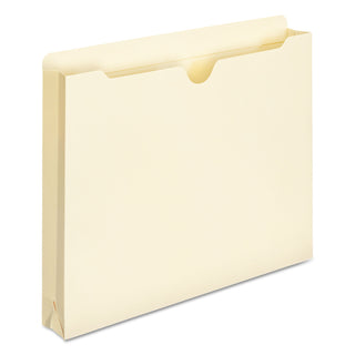 Manila File Jackets, 2-Ply Straight Tab, Letter Size, Manila, 50/Box - 