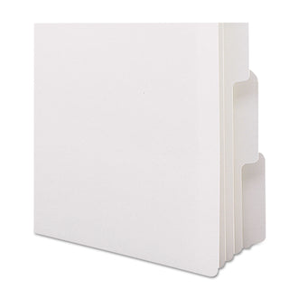 Three-Ring Binder Index Divider, 5-Tab, 11 x 8.5, White, 20 Sets - 