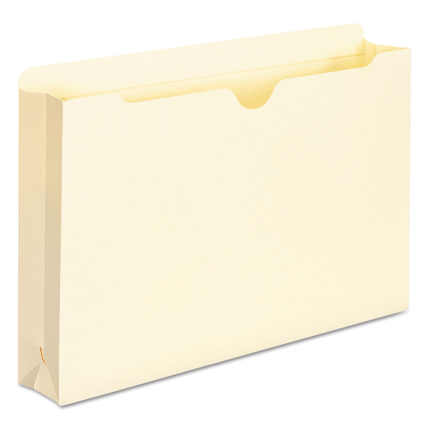 Manila File Jackets, 2-Ply Straight Tab, Legal Size, Manila, 50/Box - 