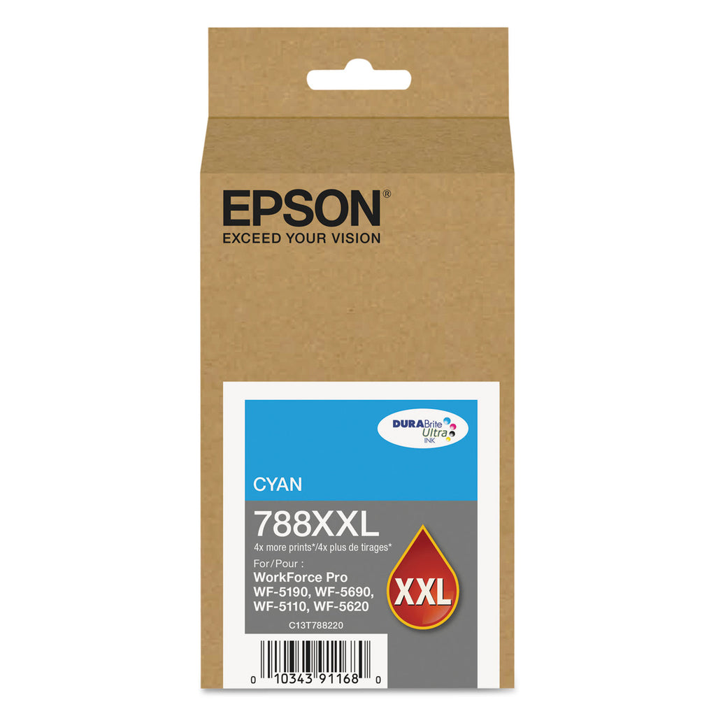 T788XXL220 (788XXL) DURABrite Ultra XL PRO High-Yield Ink, Cyan