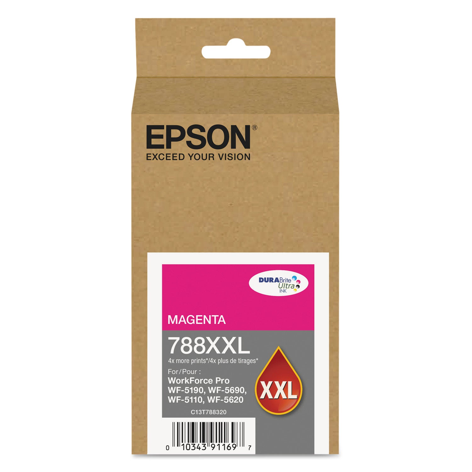 T788XXL320 (788XXL) DURABrite Ultra XL PRO High-Yield Ink, Magenta