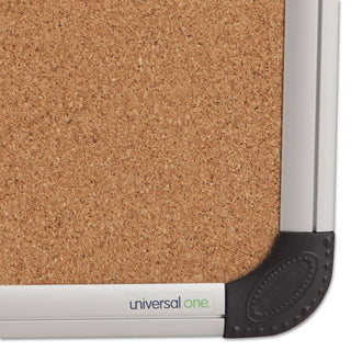Cork Board with Aluminum Frame, 24 x 18, Tan Surface