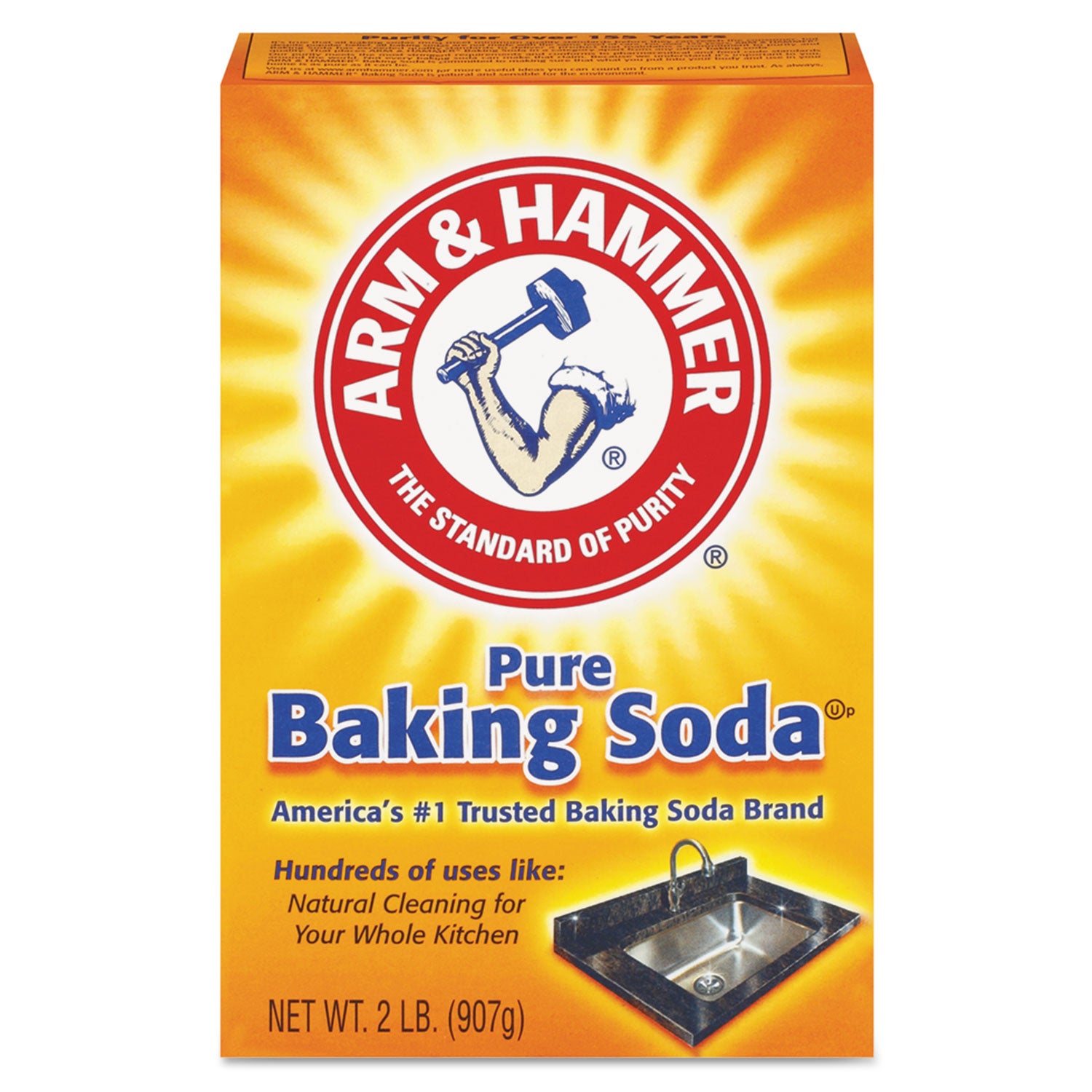 Baking Soda, 2 lb Box, 12/Carton - 