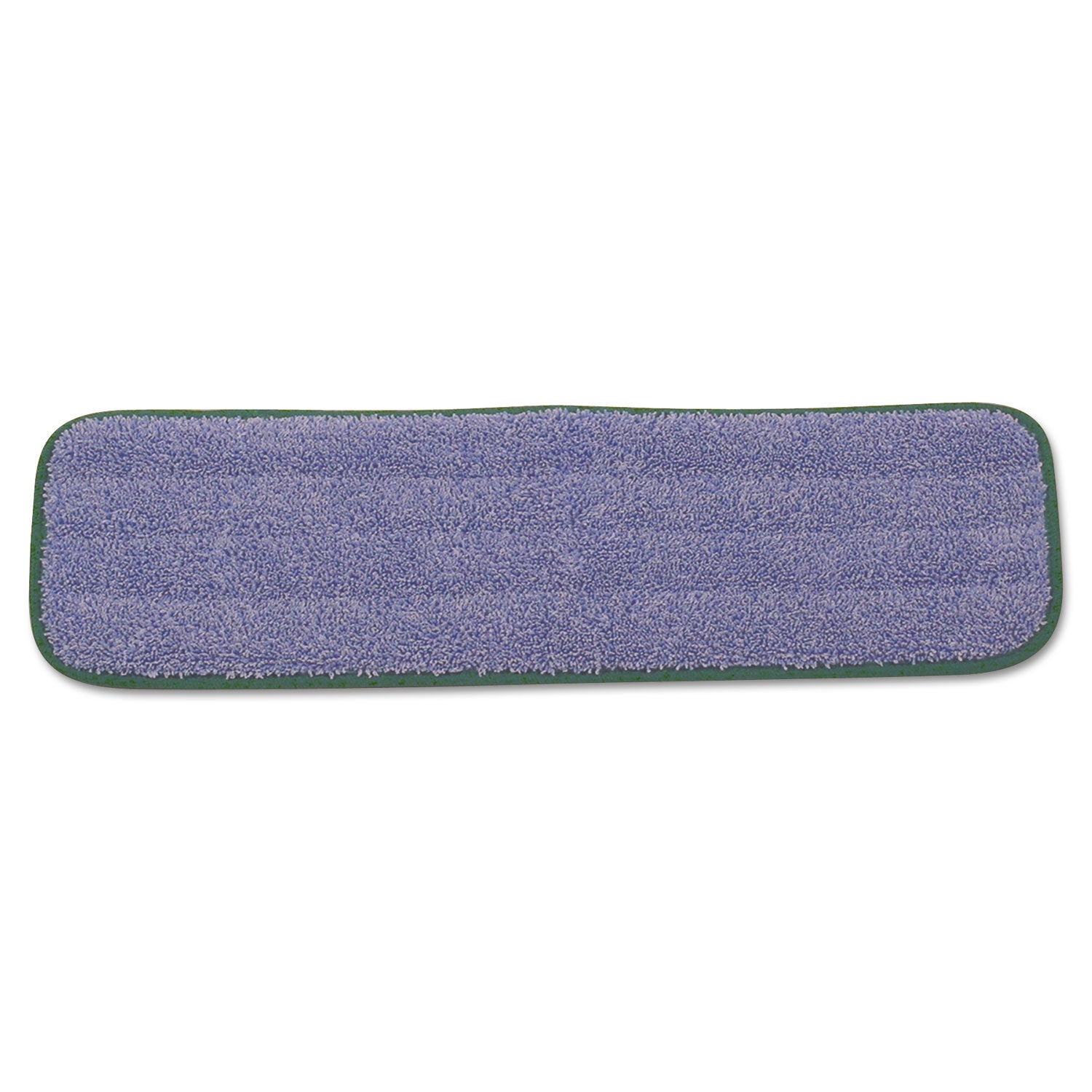 Microfiber Wet Mopping Pad, 18.5" x 5.5" x 0.5", Green, 12/Carton - 