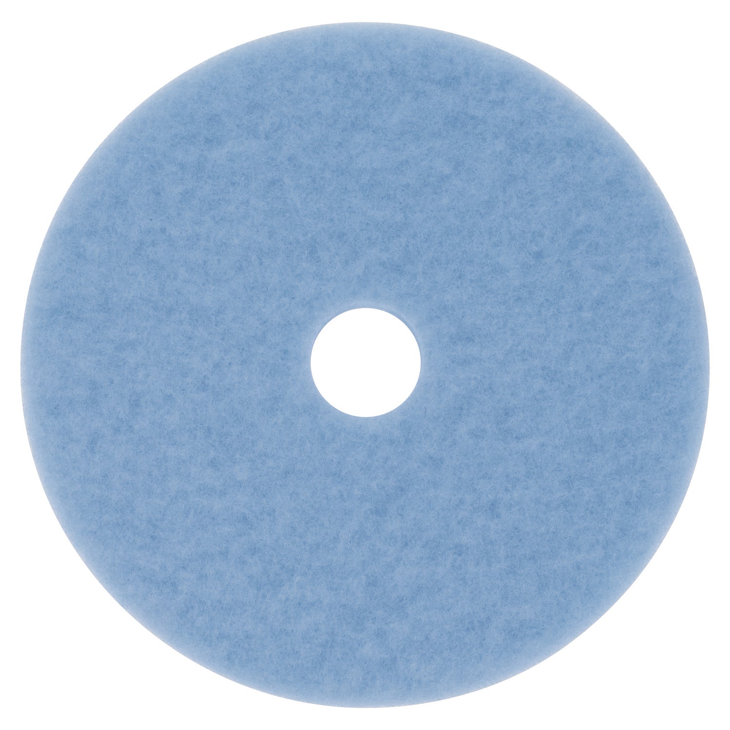 Hi-Performance Burnish Pad 3050, 27" Diameter, Sky Blue, 5/Carton