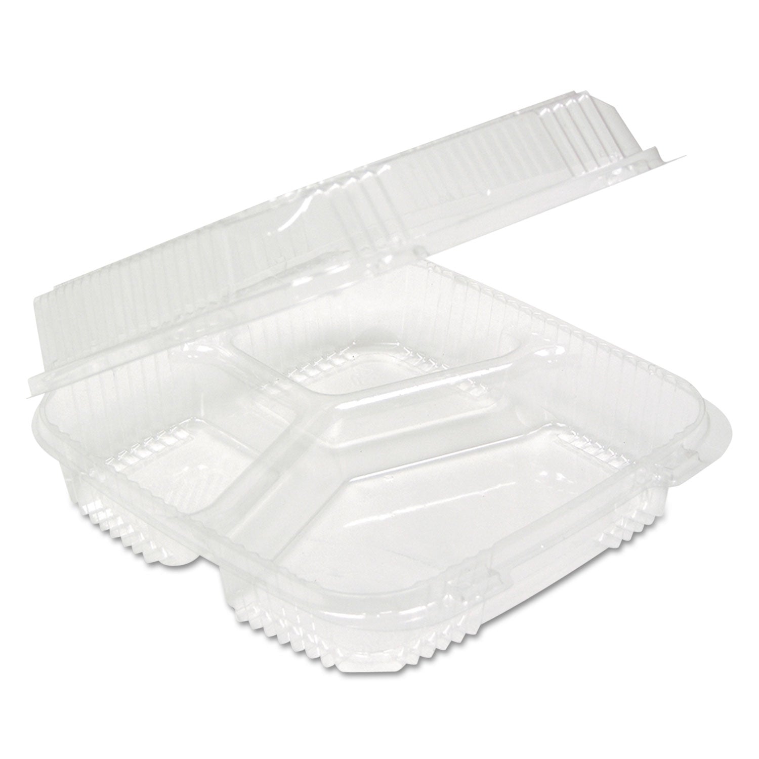 clearview-smartlock-hinged-lid-container-3-compartment-5-oz-14-oz-82-x-834-x-291-clear-plastic-200-carton_pctyci81123 - 2