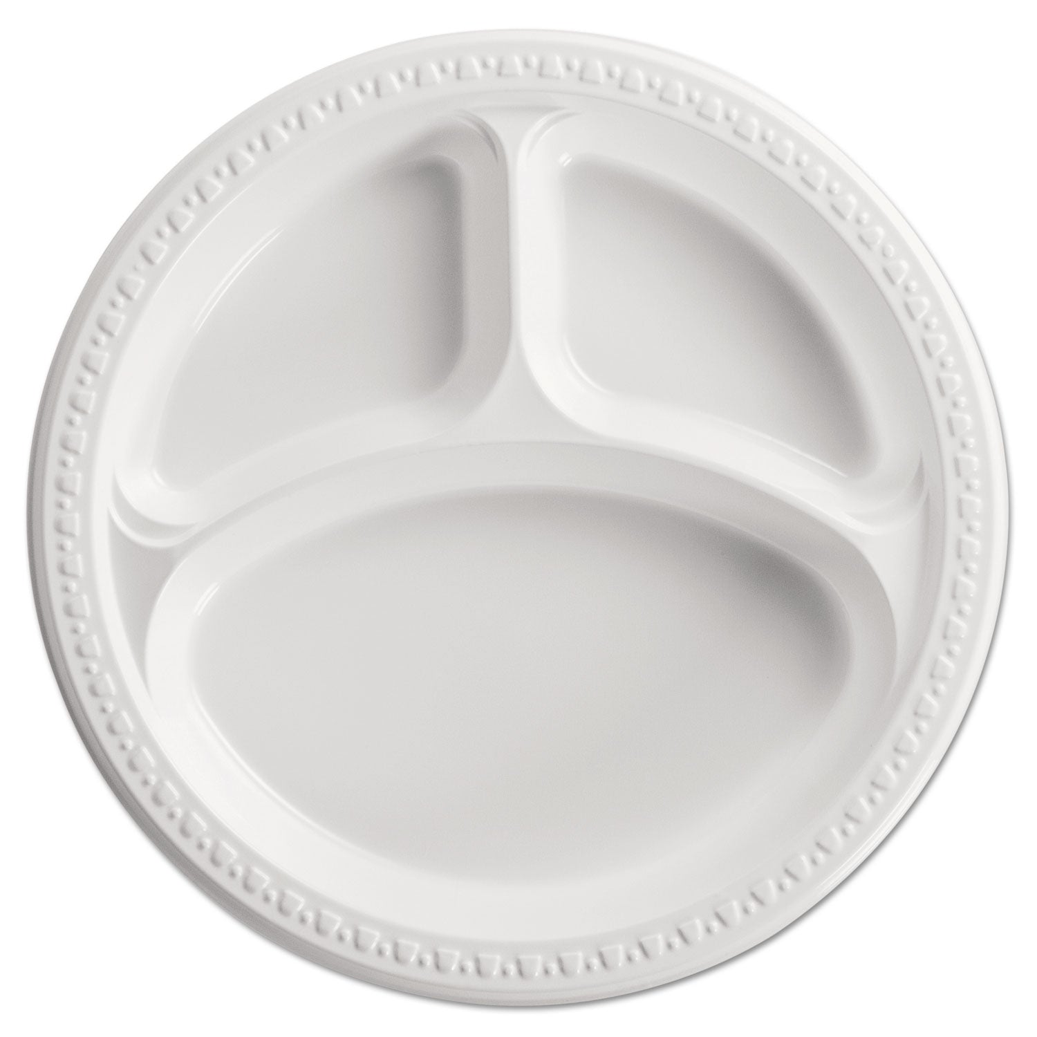 heavyweight-plastic-3-compartment-plates-1025-dia-white-125-pack-4-packs-carton_huh81230 - 1