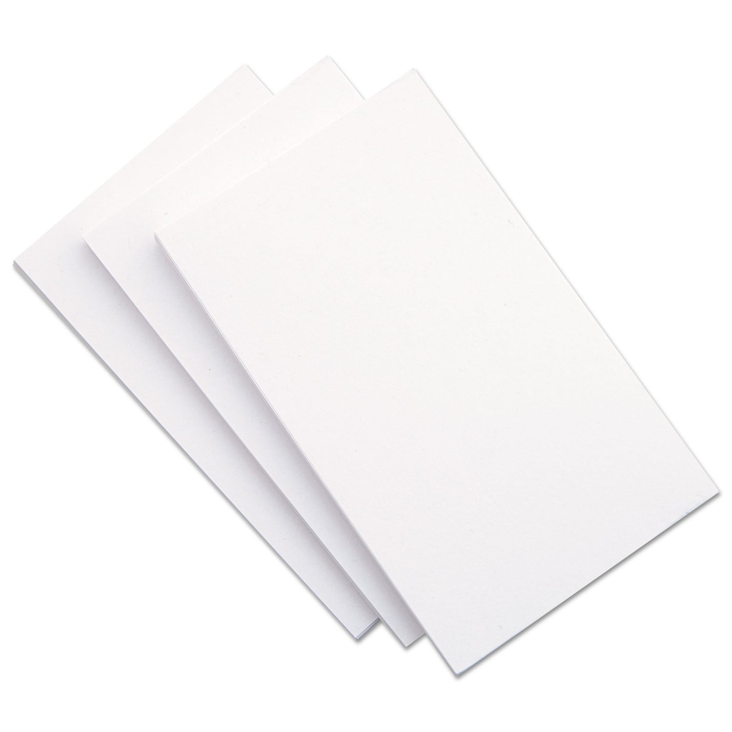 Unruled Index Cards, 4 x 6, White, 500/Pack - 