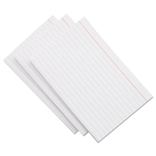 Ruled Index Cards, 4 x 6, White, 500/Pack - 6