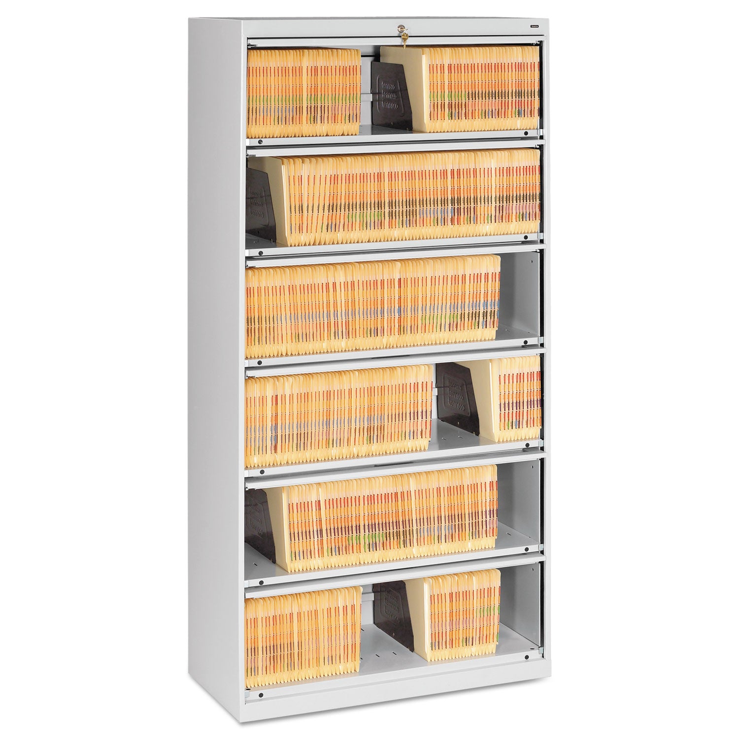 fixed-shelf-enclosed-format-lateral-file-for-end-tab-folders-6-legal-letter-file-shelves-light-gray-36-x-165-x-7525_tnnfs361llgy - 1