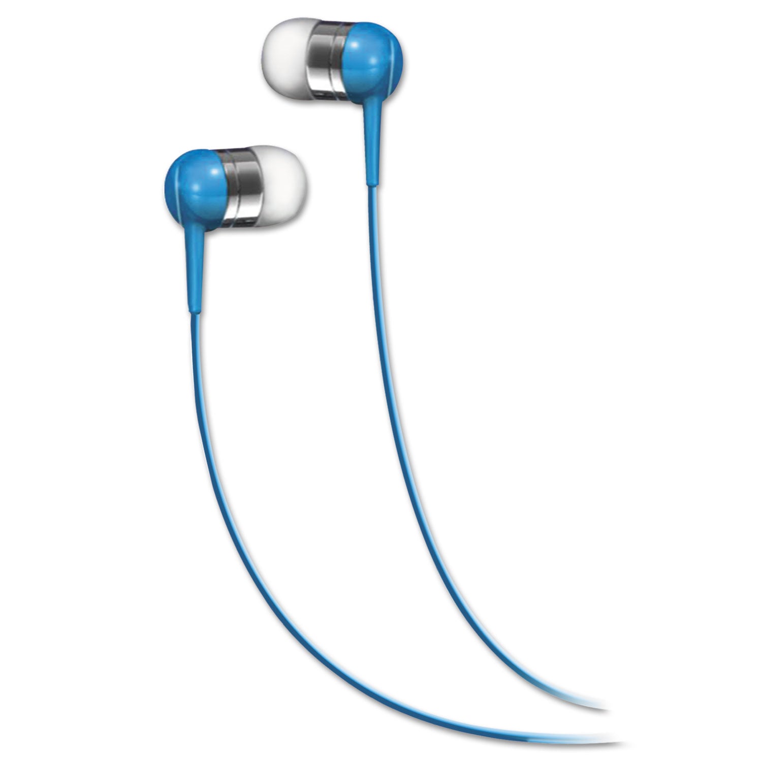 SEB In-Ear Buds, 4 ft Cord, Blue - 
