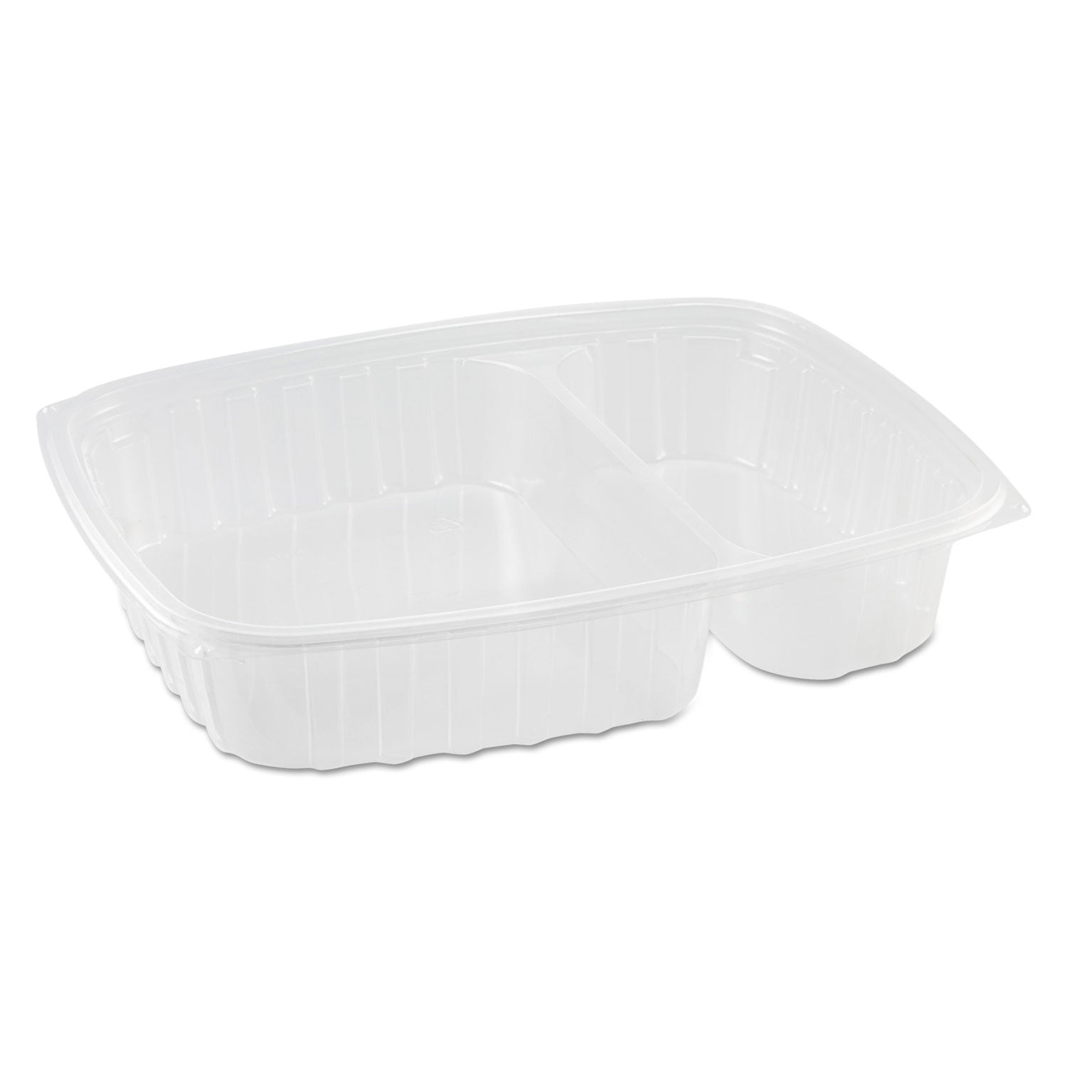 staylock-clear-hinged-lid-containers-3-compartment-86-x-9-x-3-clear-plastic-100-packs-2-packs-carton_dccc55ut3 - 1