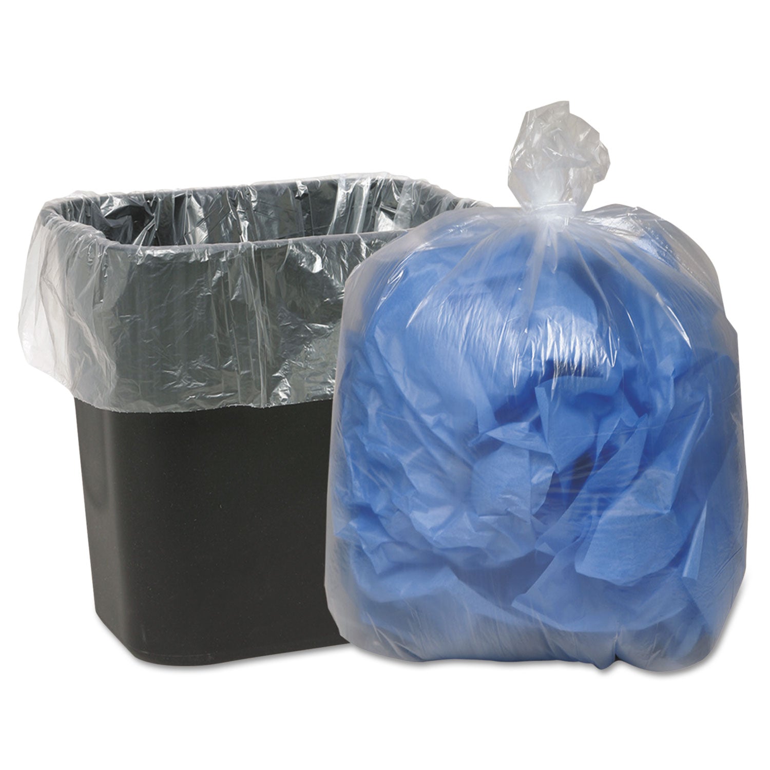 linear-low-density-can-liners-10-gal-06-mil-24-x-23-clear-25-bags-roll-20-rolls-carton_wbi242315c - 2
