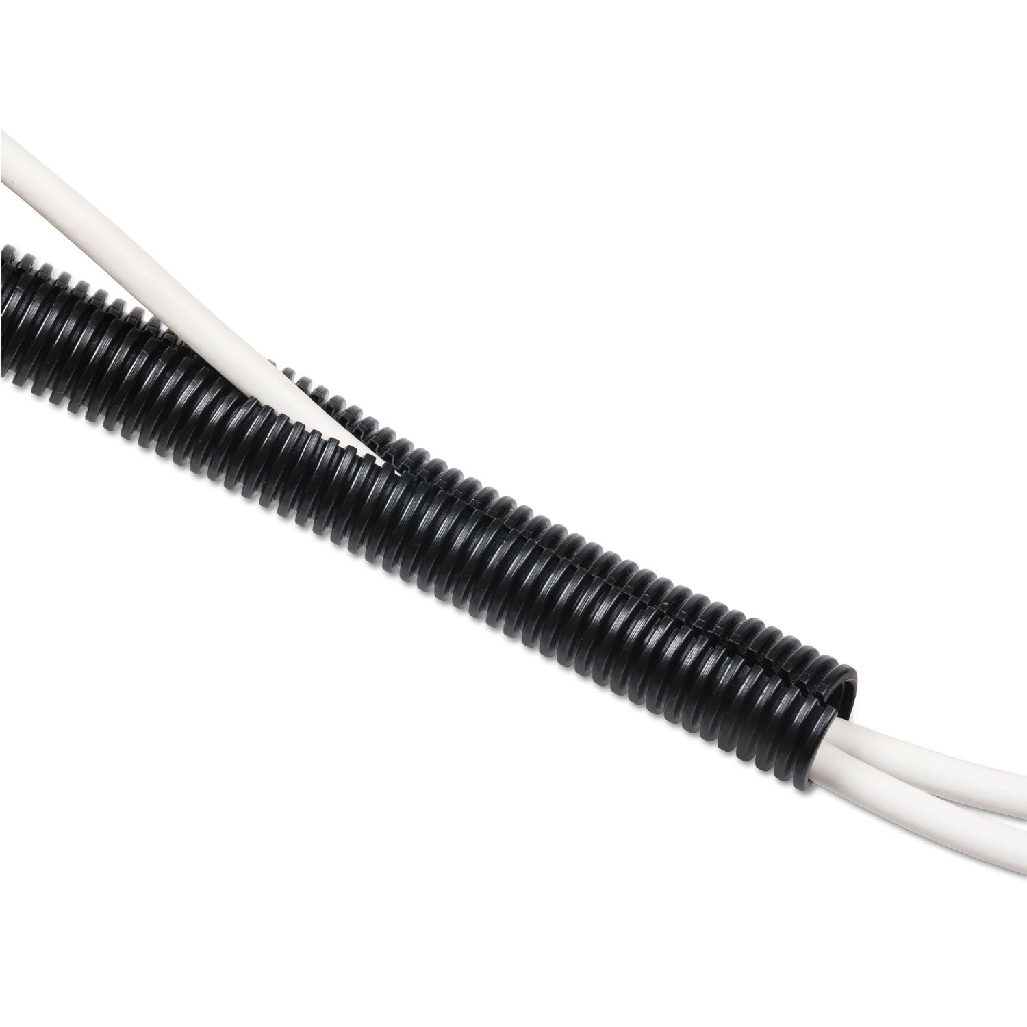 Cable Tidy Tube, 1" Diameter x 43" Long, Black - 