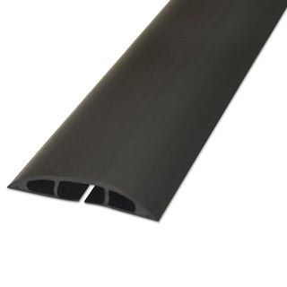 Light Duty Floor Cable Cover, 72" x 2.5" x 0.5", Black - 