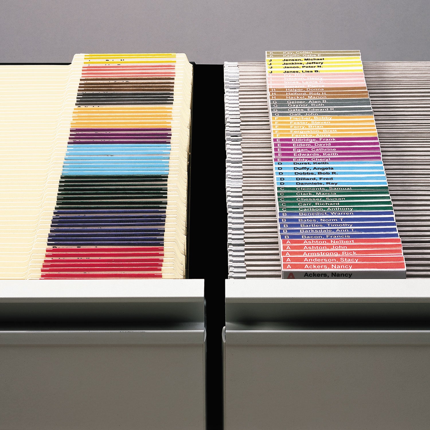 Viewables Hanging Folder Tabs and Labels, Label Pack Refill, 1/3-Cut, Assorted Colors, 3.5" Wide, 160/Pack - 