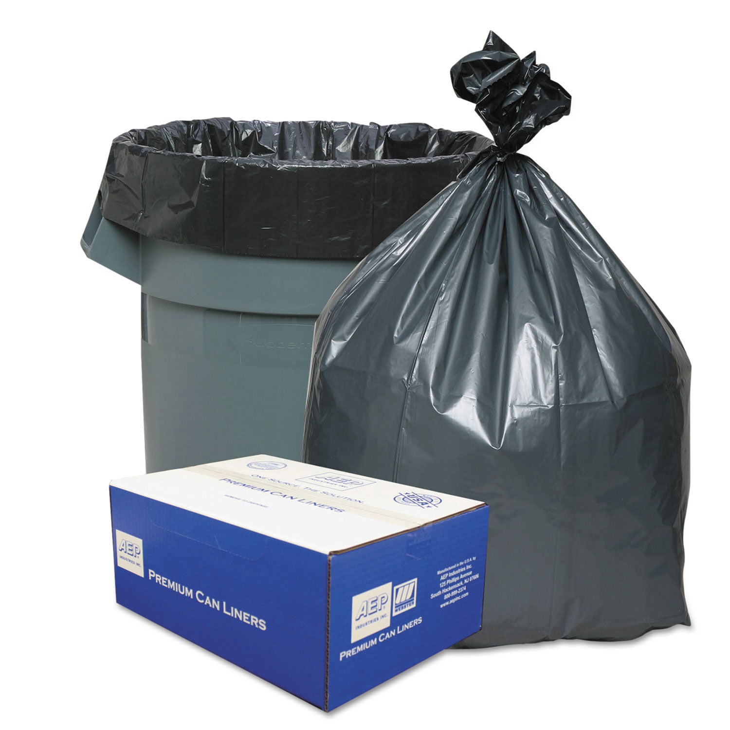 can-liners-30-gal-135-mil-30-x-36-gray-10-bags-roll-10-rolls-carton_wbipla3770 - 1