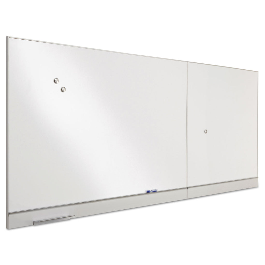 Polarity Magnetic Dry Erase White Board, 48 x 32, White Surface, Silver Aluminum Frame