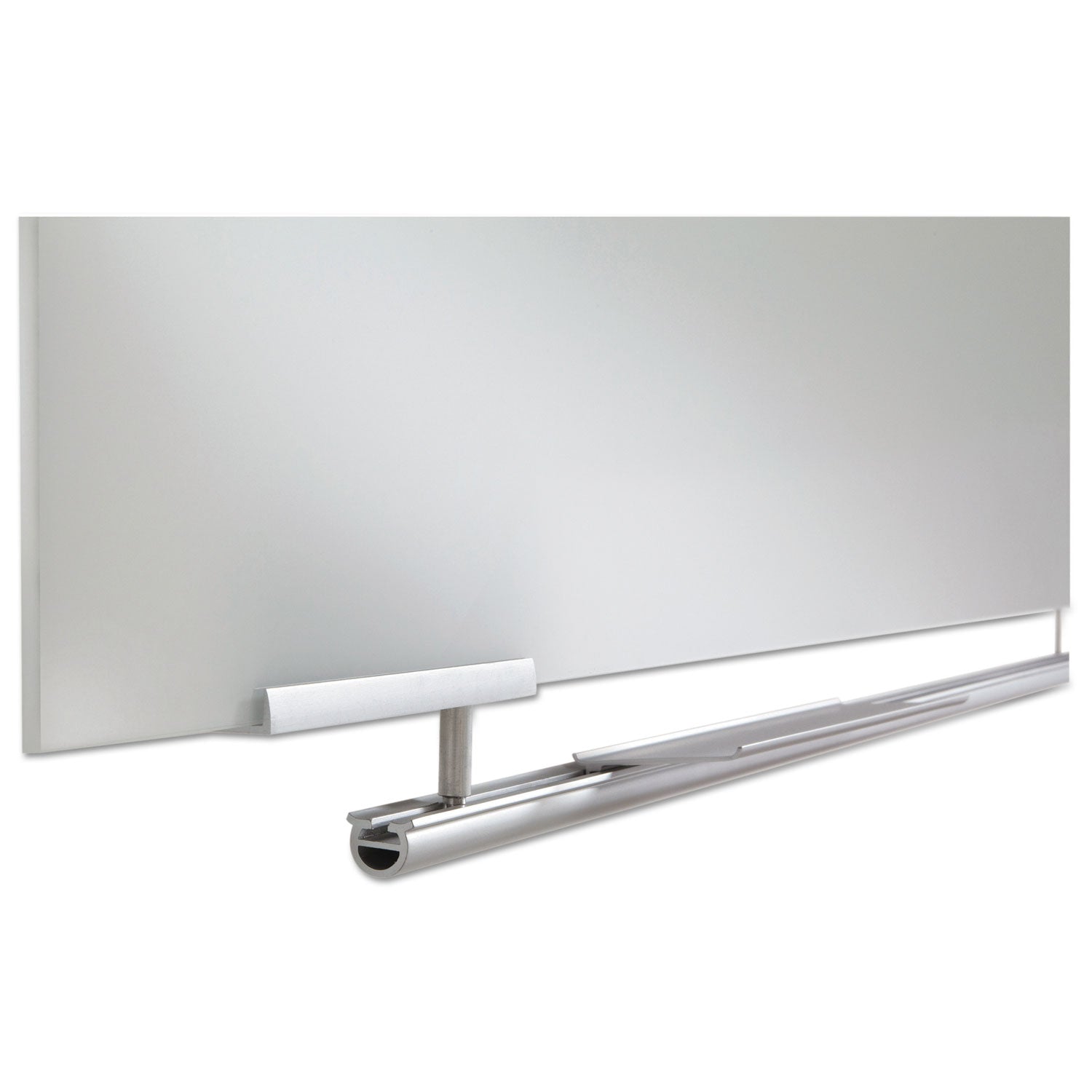 Clarity Glass Dry Erase Board with Aluminum Trim, 72 x 36, White Surface - 