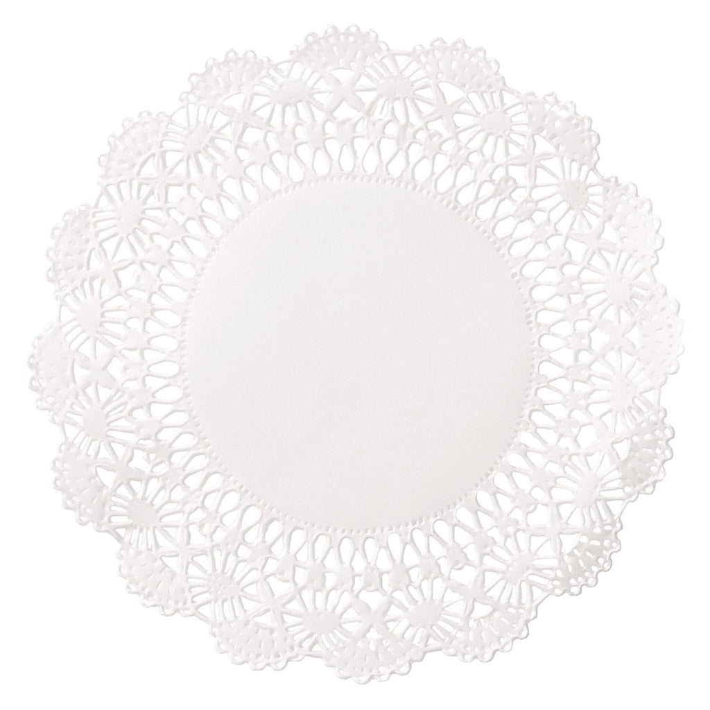 Cambridge Lace Doilies, Round, 10", White, 1,000/Carton