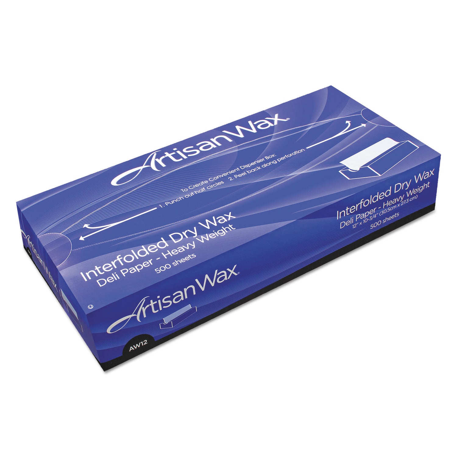 artisanwax-interfolded-dry-wax-deli-paper-10-x-1075-white-500-box-12-boxes-carton_bgc012010 - 1