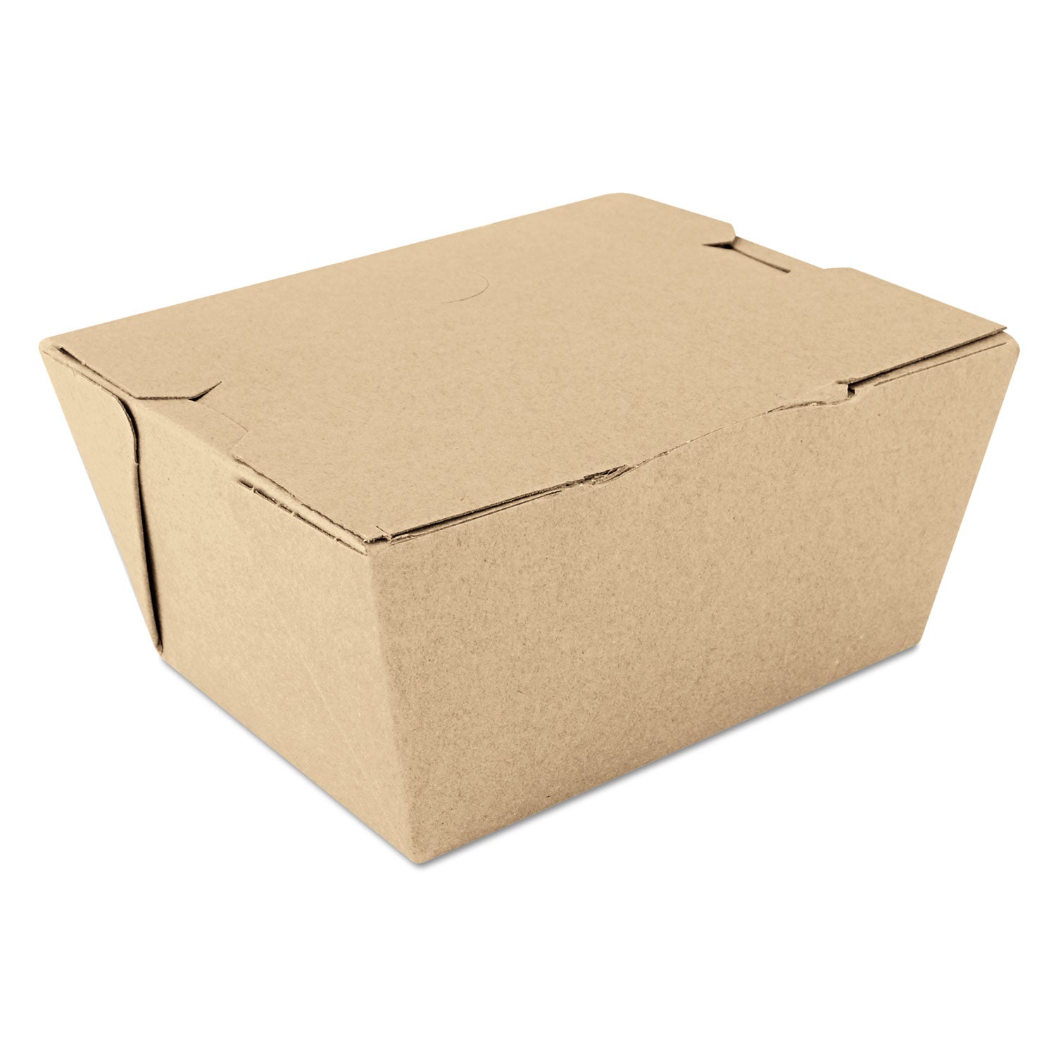 ChampPak Carryout Boxes, #1, 4.38 x 3.5 x 2.5, Kraft, Paper, 450/Carton - 