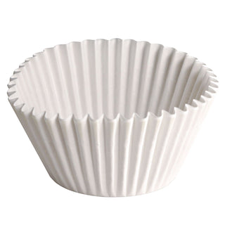 Fluted Bake Cups, 2.25 Diameter x 1.88 h, White, Paper, 500/Pack, 20 Packs/Carton
