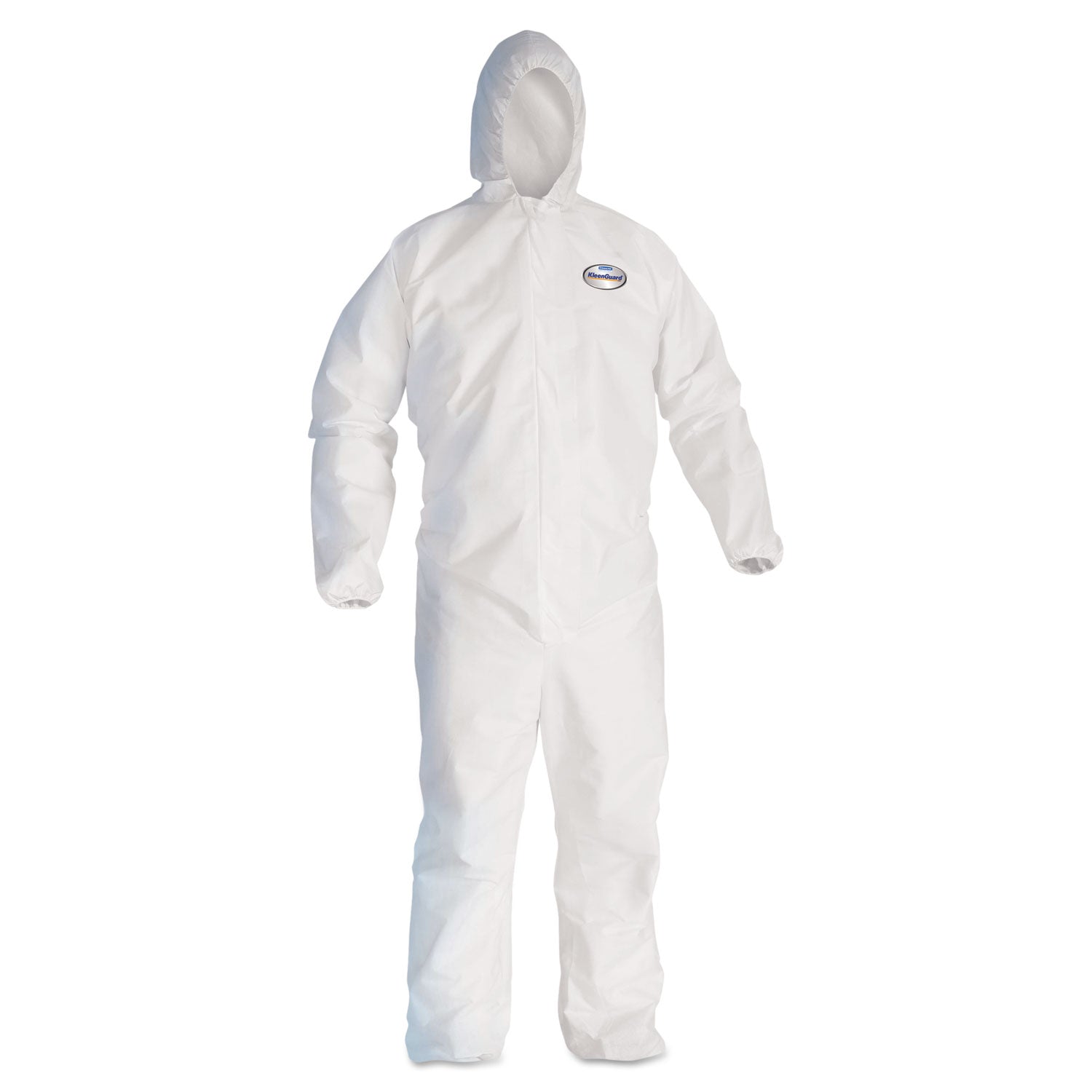 a30-elastic-back-and-cuff-hooded-coveralls-large-white-25-carton_kcc46113 - 1