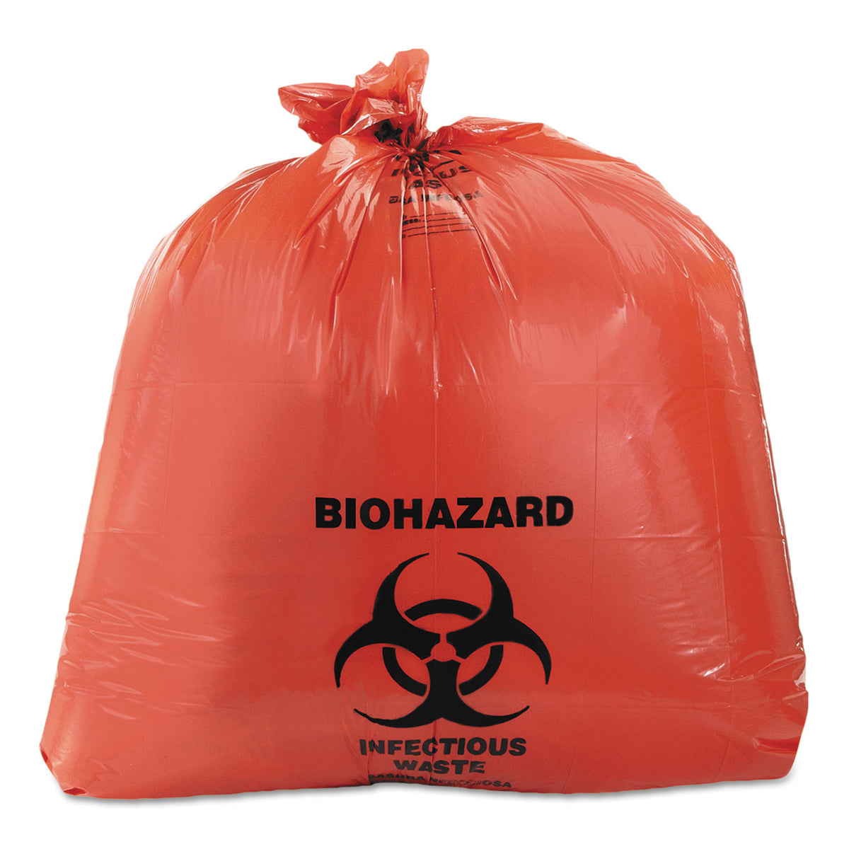Heritage 1.3 mil Color-coded Can Liner - 30 gal Capacity - 30" Width x 43" Length - 1.30 mil (33 Micron) Thickness - Low Density - Red - 200/CartonCan - Commercial, Healthcare