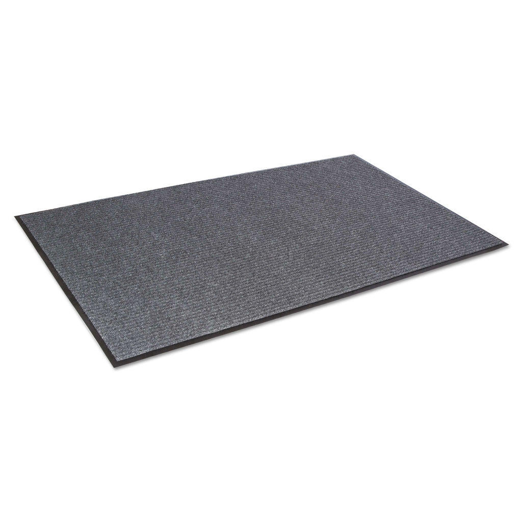 Needle Rib Wipe and Scrape Mat, Polypropylene, 36 x 60, Gray - 