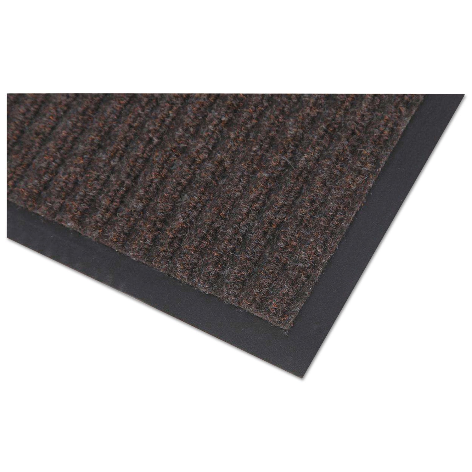 Crown Mats Needle-rib Wiper/Scraper Mat - Entryway, Indoor - 72" Length x 48" Width x 0.313" Thickness - Rectangular - Polyethylene Terephthalate (PET) - Brown - 1Each - 4