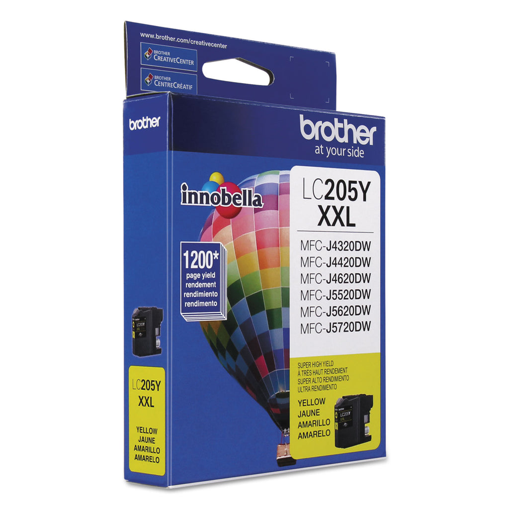 LC205Y Innobella Super High-Yield Ink, 1,200 Page-Yield, Yellow