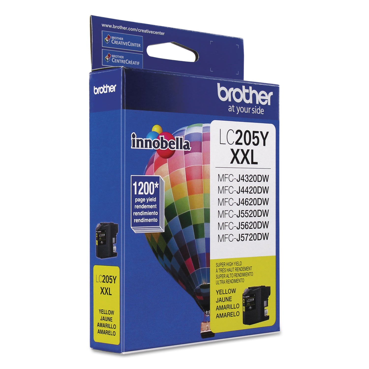 LC205Y Innobella Super High-Yield Ink, 1,200 Page-Yield, Yellow