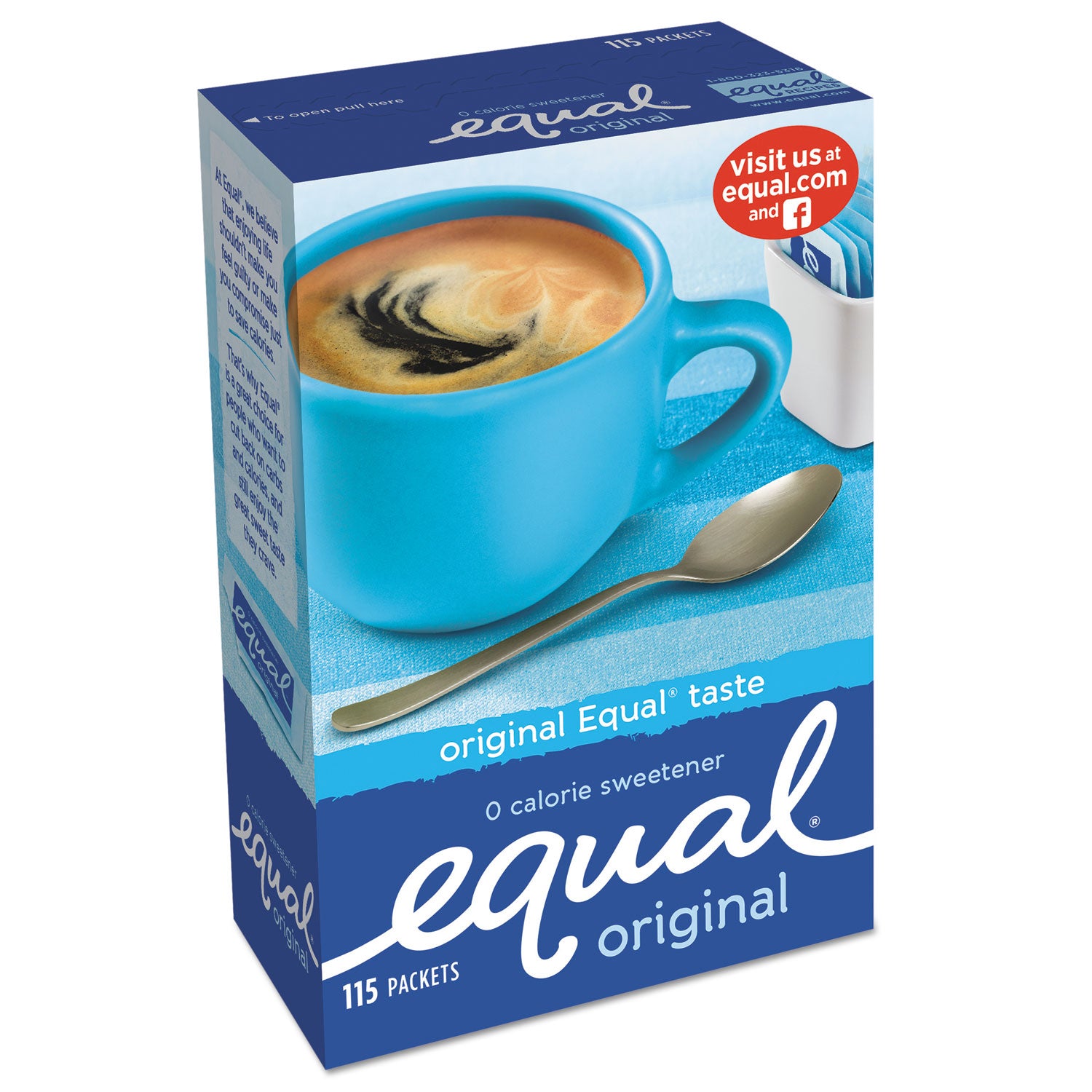 Zero Calorie Sweetener, 1 g Packet, 115/Box - 