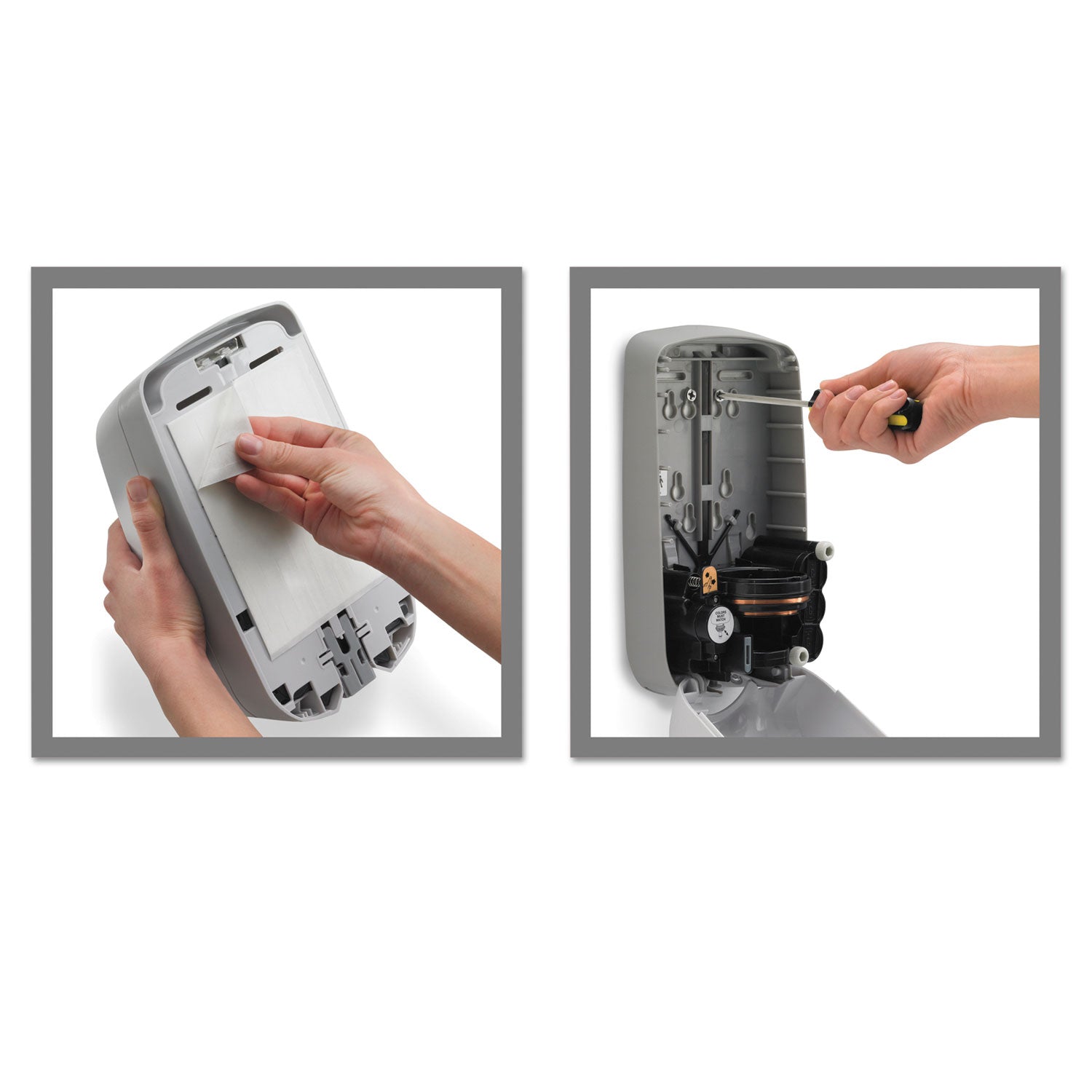 TFX Touch Free Dispenser, 1,200 mL, 6.5 x 4.5 x 10.58, Dove Gray