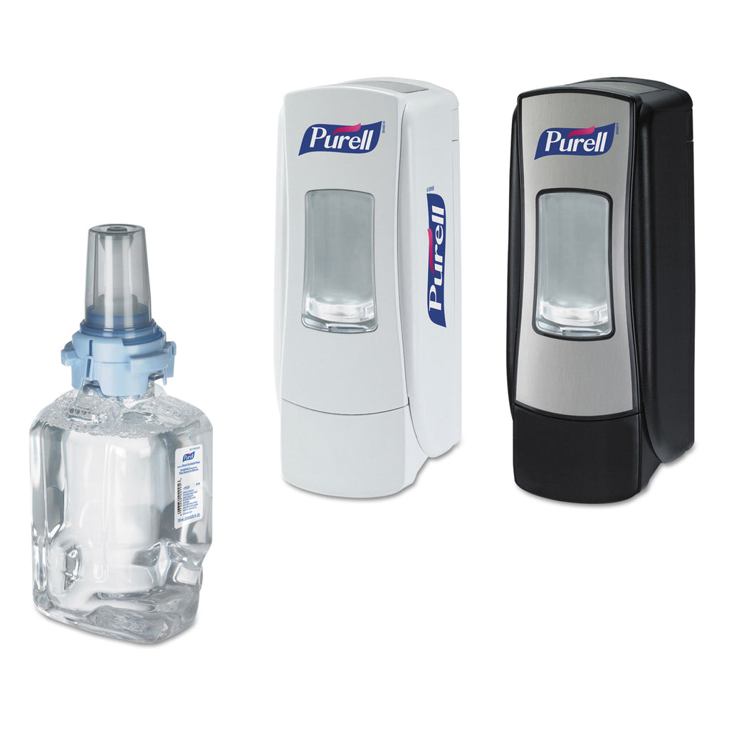 Advanced Hand Sanitizer Foam, For ADX-7 Dispensers, 700 mL Refill, Fragrance-Free, 4/Carton