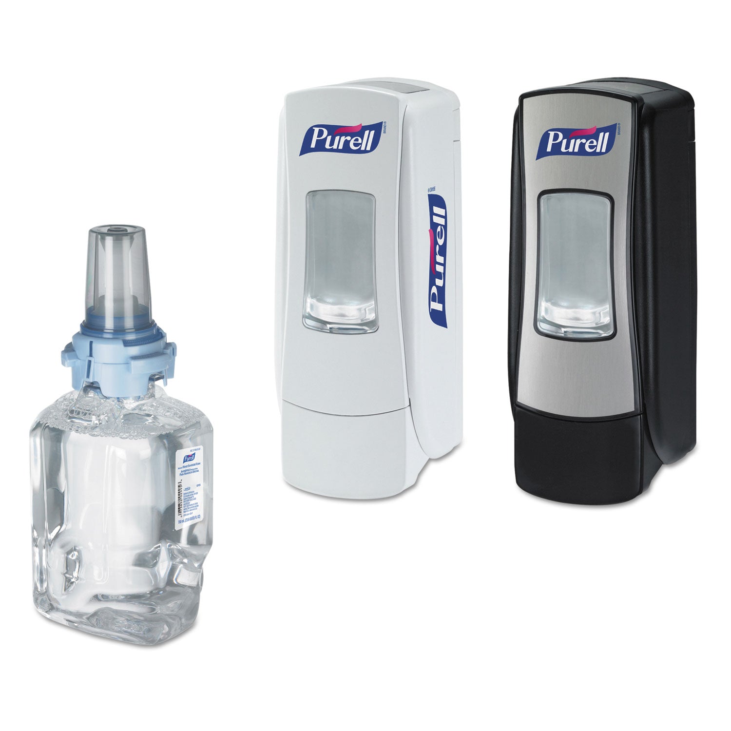 Advanced Hand Sanitizer Foam, For ADX-7 Dispensers, 700 mL Refill, Fragrance-Free, 4/Carton
