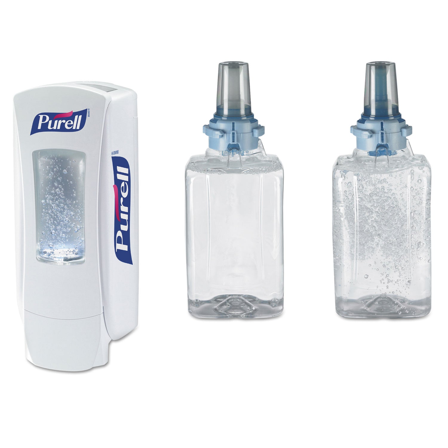 PURELL ADX-12 Dispenser - Manual - 1.27 quart Capacity - White - 1Each