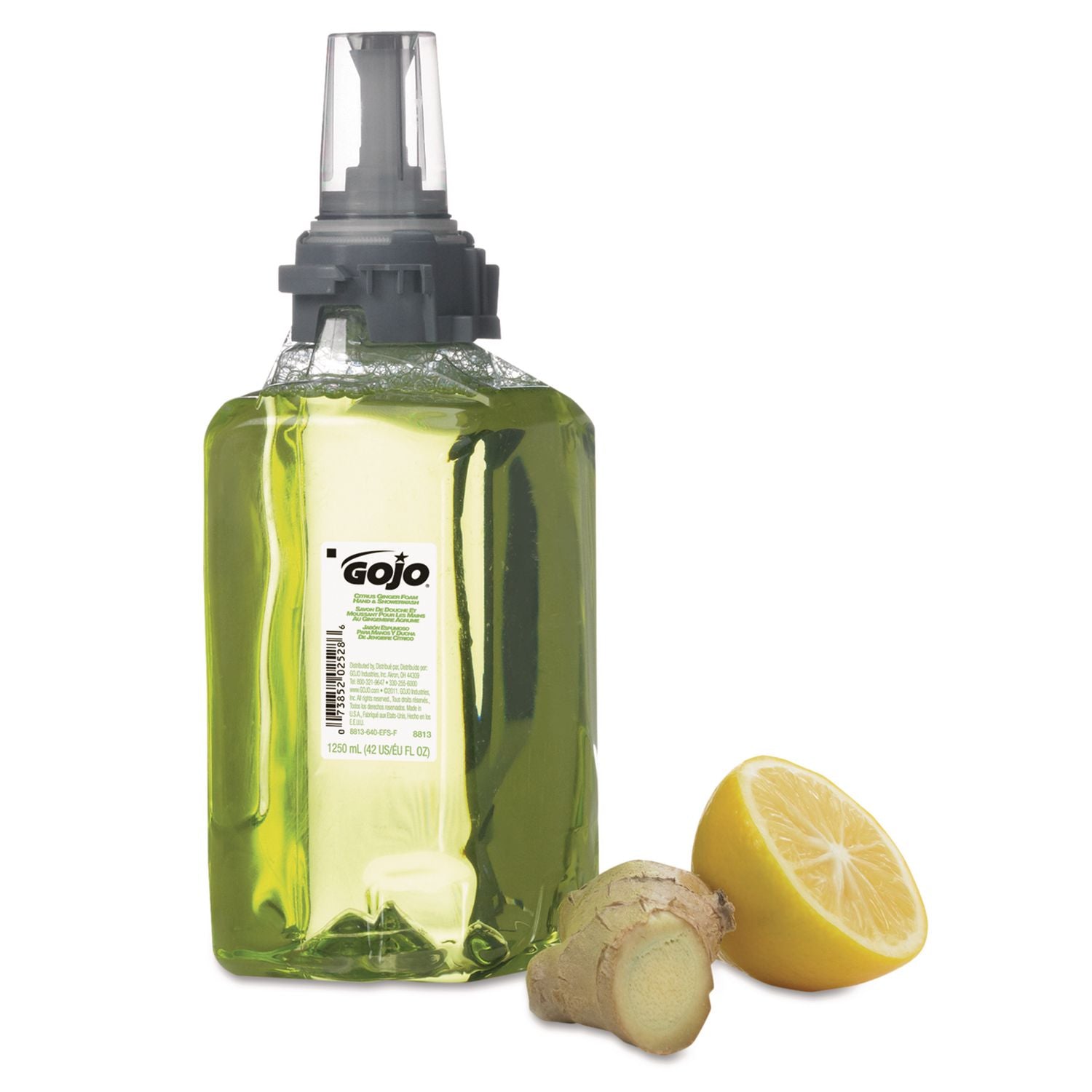 ADX-12 Refills, Citrus Floral/Ginger, 1,250 mL Bottle, 3/Carton