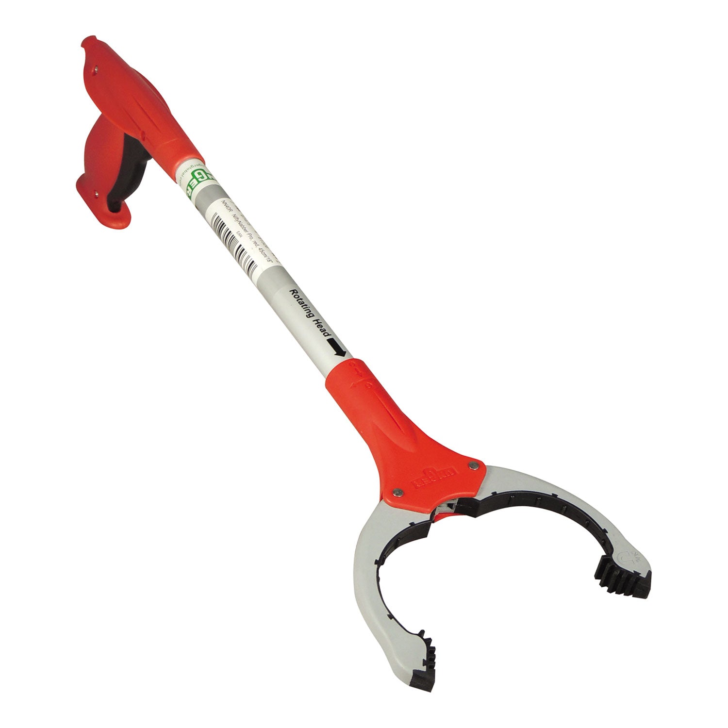 nifty-nabber-extension-arm-with-claw-18-aluminum-red_ungnn40r - 1