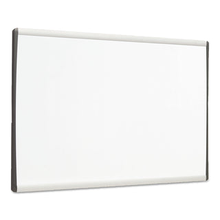 ARC Frame Cubicle Magnetic Dry Erase Board, 30 x 18, White Surface, Silver Aluminum Frame - 