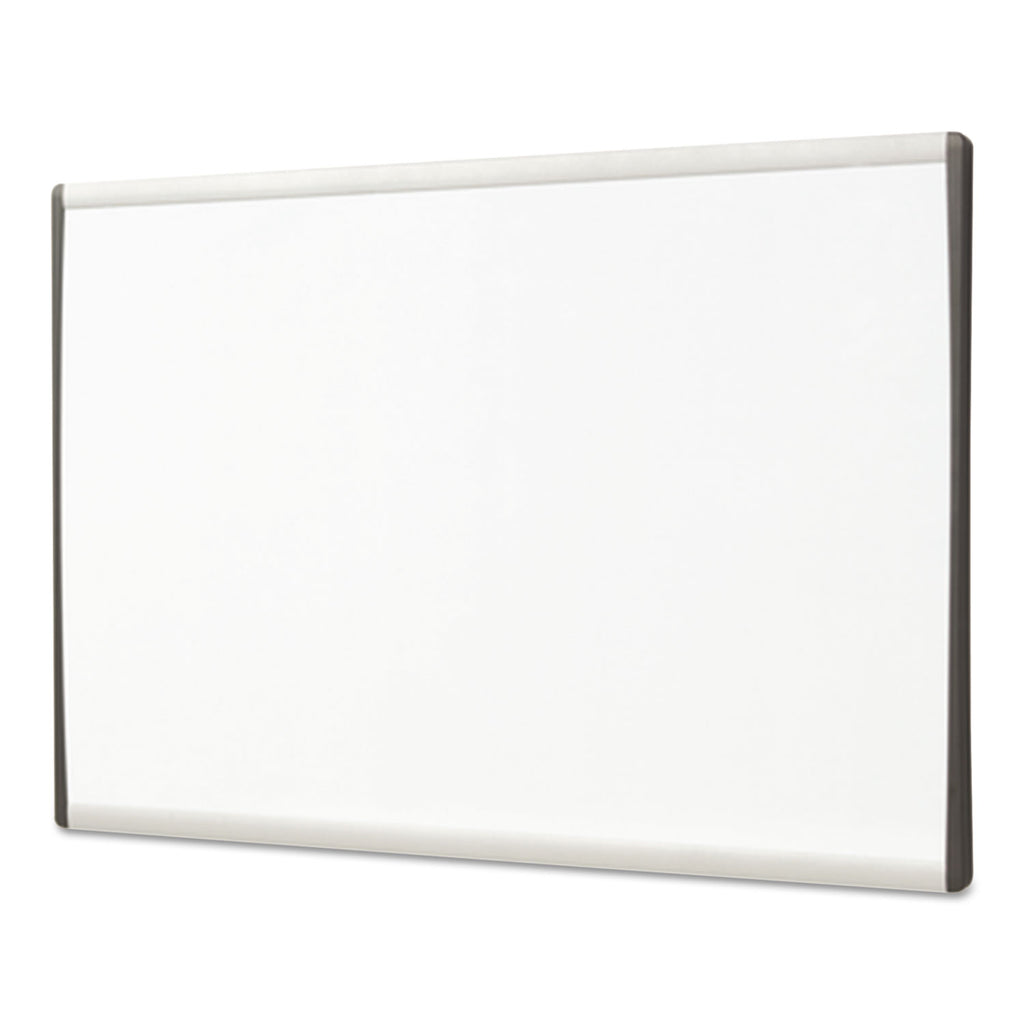 ARC Frame Cubicle Magnetic Dry Erase Board, 30 x 18, White Surface, Silver Aluminum Frame - 
