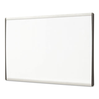 ARC Frame Cubicle Magnetic Dry Erase Board, 30 x 18, White Surface, Silver Aluminum Frame - 