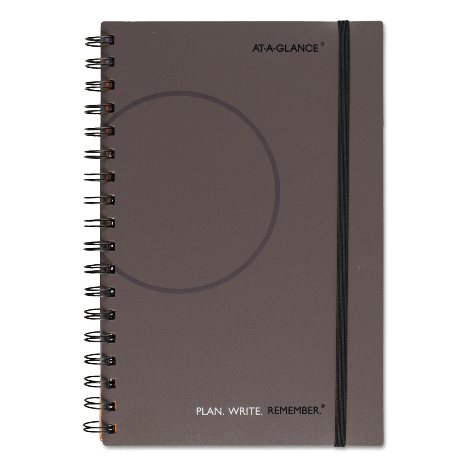 Plan. Write. Remember. Planning Notebook Two Days Per Page , 9 x 6, Gray Cover, Undated - 
