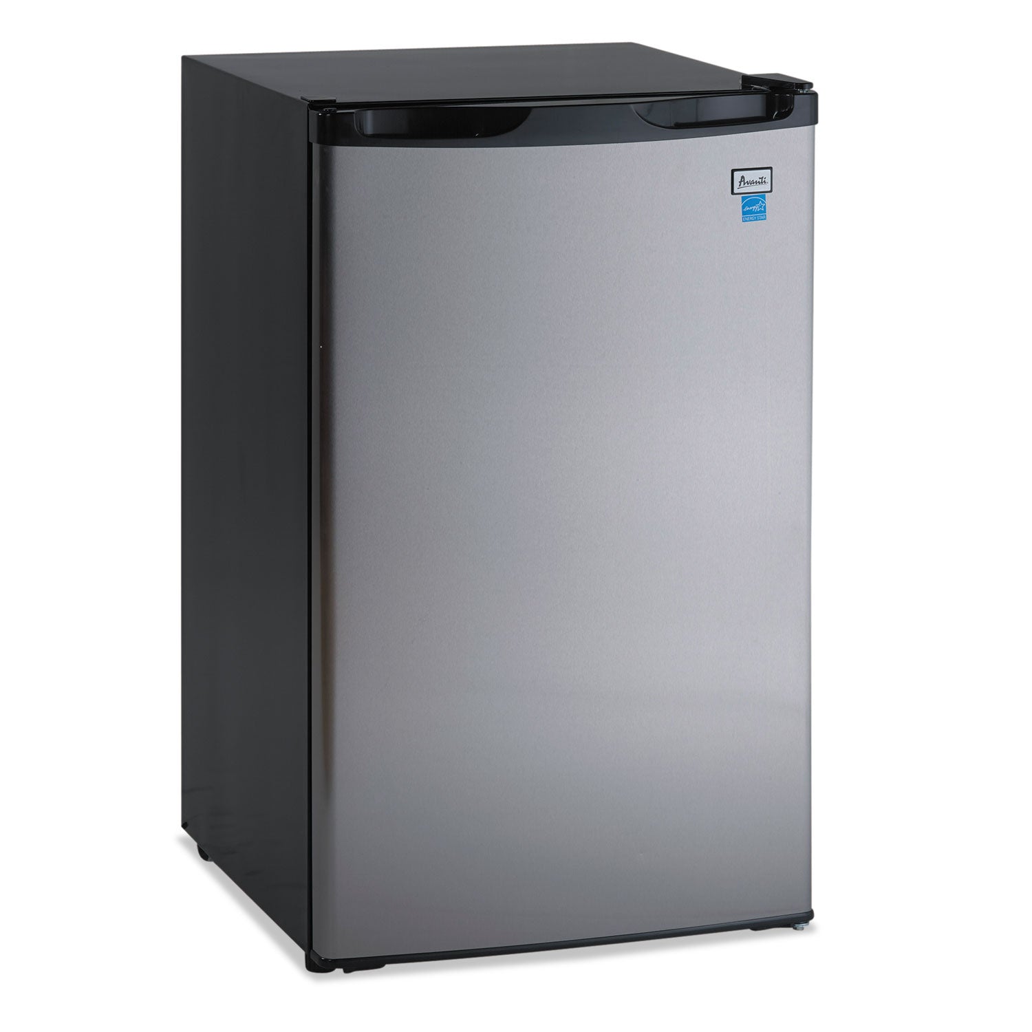 4.4 CF Refrigerator, 19 1/2"W x 22"D x 33"H, Black/Stainless Steel - 
