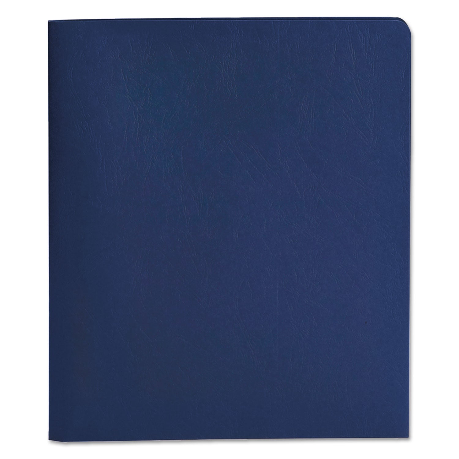 2-Pocket Folder with Tang Fastener, 0.5" Capacity, 11 x 8.5, Dark Blue, 25/Box - 