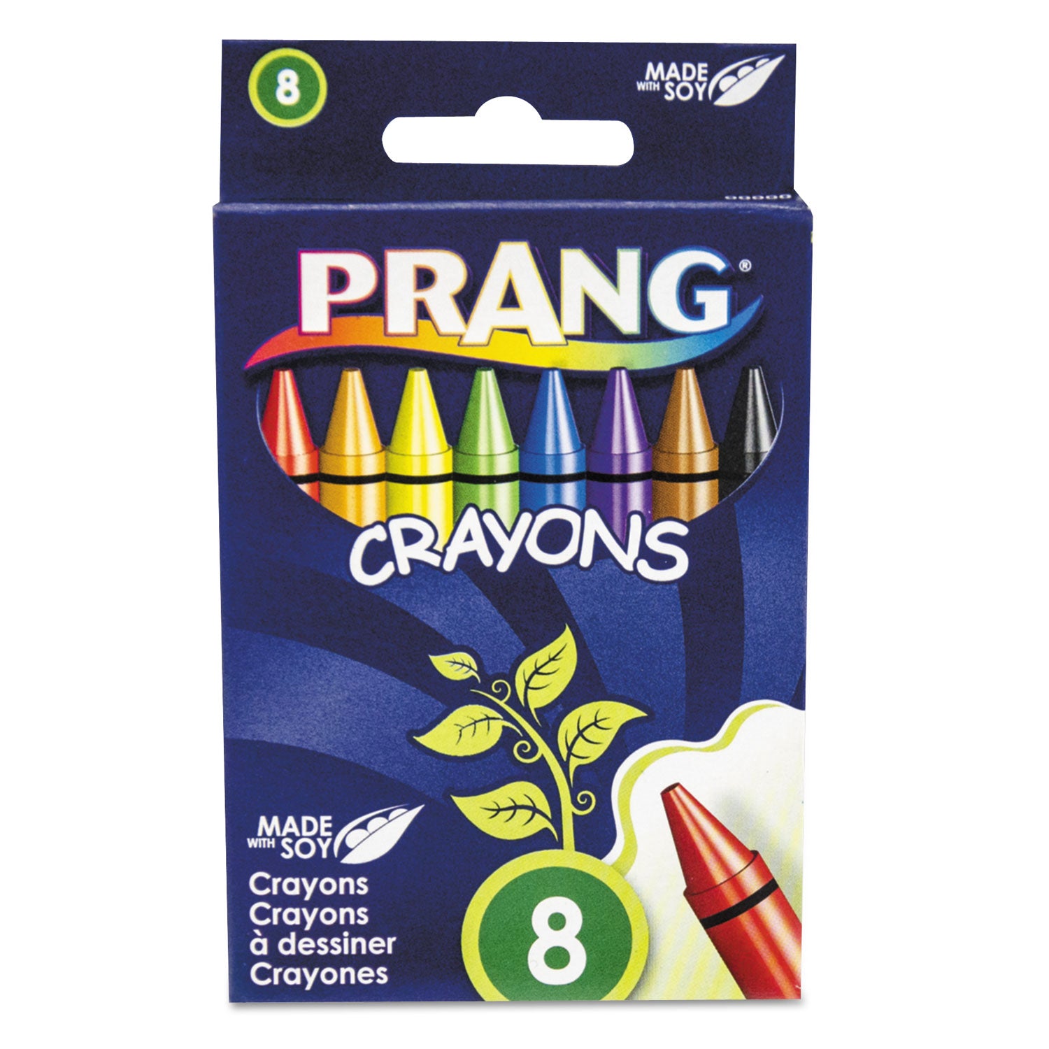 Crayons Made with Soy, 8 Colors/Box - 