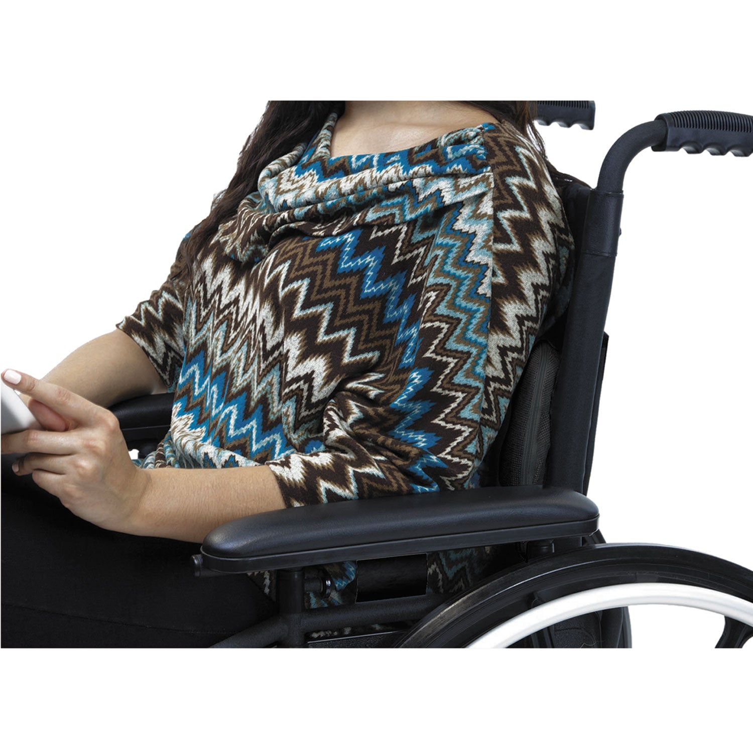 the-comfortmakers-deluxe-lumbar-support-cushion-memory-foam-125-x-25-x-75-black_mas92061 - 2